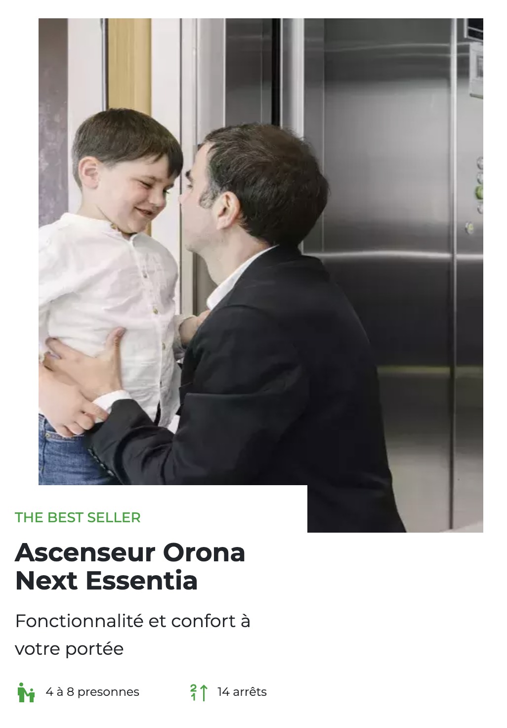 Ascenseur Orona Next Essentia